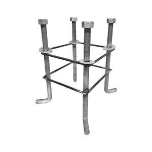 가로등 기초앙카 230X230 융융 매립앙카 가로등거치대 보도길전등 도로전등 베이스앵커볼트 콘크리트 타설용