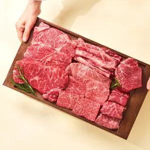 [품질포장]1++No.9등급 한우 구이선물세트 600g 꿀템