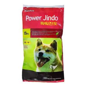 해피랑 파워진도 15kg 대용량 강아지사료 포대