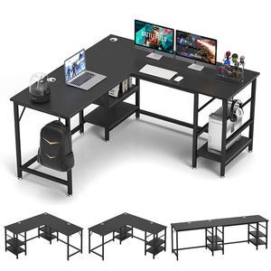 월로덴VORDERN  L형 코너형 일자형 가변 게이밍 컴퓨터 책상 책장책상