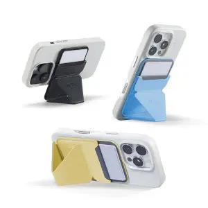 [모프트]스냅온 프리미엄 맥세이프 카드지갑 거치대 아이폰 카드케이스 핸드폰 스탠드