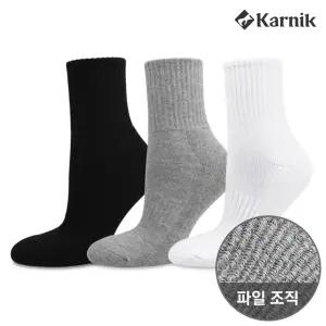 국내제작 이중파일 바닥쿠션 스포츠 등산 패션 무지 중목 양말 5족