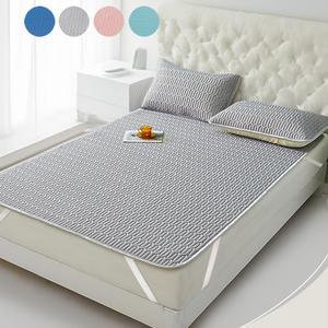 [브랜드노][여름냉감패드][라텍스 충전재사용] 부드럽고 느낌 좋은 고정밴드 침대패드 SS,Q,K