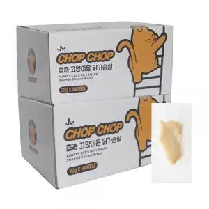 닭가슴살 22g x 200개(100개x2박스) 고양이간식
