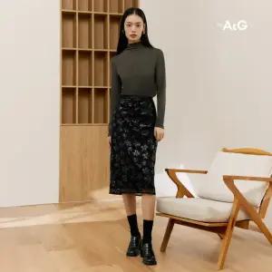 [론칭가79 900원] 플로럴 스팽글 스커트