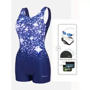 [레노마수영복](하남점)*폴리백 증정* 여성 트윙클 2부 반신수영복 퍼플 RN-LF2E061-PP