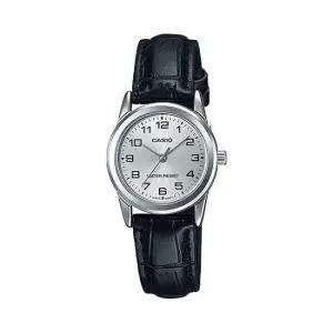 카시오 카시오 여성 가죽 손목 시계 LTP-V001L-7B