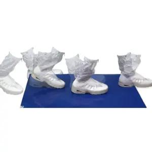 QPRO 스티키매트 크린매트 600x900 300장 1박스 크린룸 공장 실험실 연구실 신발분진제거/크린룸발판