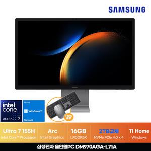 삼성전자 올인원 프로 27인치 DM970AGA-L71A 일체형 사무용 가정용 인강용 데스크탑 PC 2TB ON