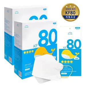 바이오셀프케어 KF80마스크 소형 화이트 100매  1매입)