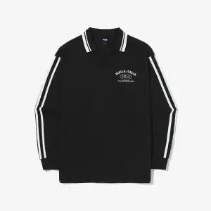 [FILA]  스몰로고 카라 맨투맨 (FS2POG3109X_BLK) (FS2POG3109X_BLK)