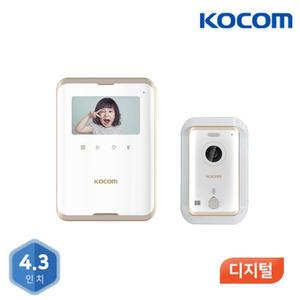 코콤 인터폰 K6B VP-R431E 4.3인치 초인종포함 중앙집중방식 디지털 비디오폰 설치 교체 도어락 연동
