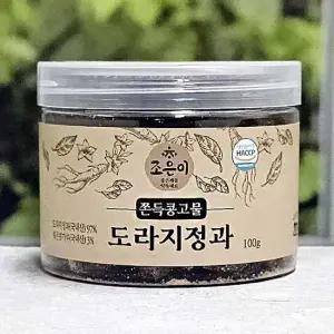 국산 수제 한입 콩고물 도라지정과 100g