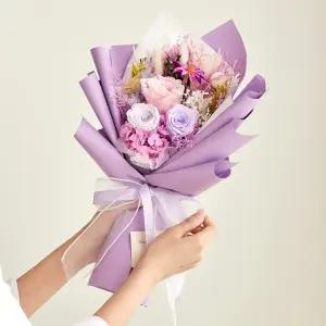 (메종드플로레) 생화 프리저브드 플라워 생일꽃다발 기념일 축하 발표회 학예회 입학식 졸업식꽃다발 어버이날 꽃선물 - 8종