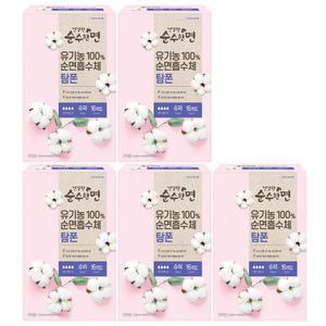 순수한면 탐폰 슈퍼 16P X 5팩