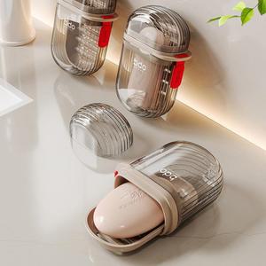 휴대용 비누케이스 수영장 비누 받침대 여행용 뚜껑 포함