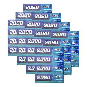 애경 2080 시그니처 토탈 블루 치약 오리지날 민트 125g 4입 12개 양치