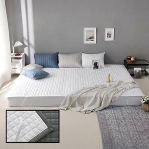 밀리지 않는 패밀리 침대패드 고정밴드형 특대 침대 누빔 매트리스