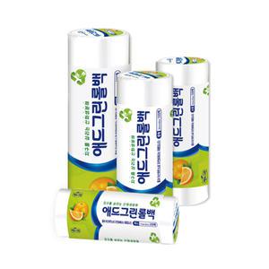 애드그린 산화생분해 롤백 500매 업소용 뜯어쓰는 위생 비닐 봉투 롤팩
