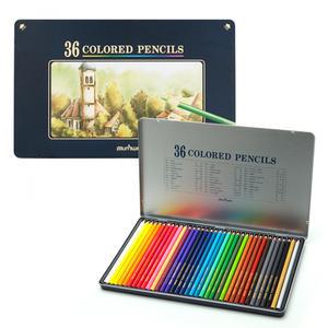 문화 넥스프로 유성 색연필 36색 틴케이스