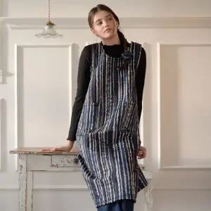 밀레짐 인디고 레귤러 퀼팅 원피스 LWLJAOP0350-NY