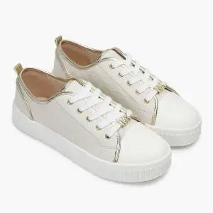 [롯데백화점]마이클코어스 SUMMER ALINE II 바닐라 스니커즈 단화 운동화 패션화 MK101081CRA-W