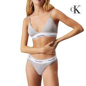 [Calvin Klein]CK 캘빈 클라인 언더웨어 코튼 여성 트라이앵글 브라렛 스포츠 브라탑 QF5650E-P7A