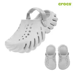 CROCS 매장판 에코 클로그 207937-1FT 라이트그레이