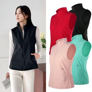 아센티 여성 쿨 스판 운동 러닝 등산 조끼 슬림핏 필라테스 져지 트레이닝 361