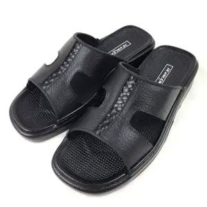 시흥수제화 국산 소가죽 푹신한 쿠션 미끄럼방지 발편한 남자 사무실 회사 남성 슬리퍼