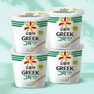 빙그레 요플레 그릭 마일드 무가당 플레인 900g 4개