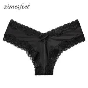 갤러리아 레이시 하프백 팬티 2 953922(블랙_BL)