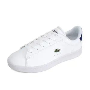 라코스테 카나비 셋 224 J 여성 스니커즈 운동화 화이트 네이비 748SUJ0001-042