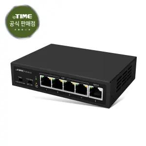 ipTIME PoE401Q 4포트 PoE 유선 스위칭 허브