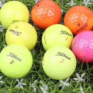 로스트볼 /타이틀2피스 컬러혼합 특 A급 10개 /중고골프공