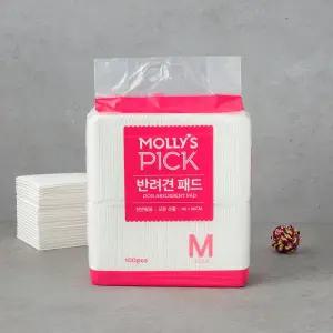 몰리스픽 반려견 패드 M(40x50cm) 100매
