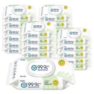 클린 손소독티슈 마일드 캡형 60매 24팩