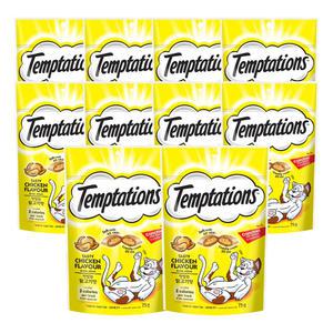 템테이션 고양이 스낵 맛있는 닭고기맛 75g 10개 / 고양이간식