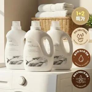 [3개] 베이킹소다 대용량 세탁세제 3.0L 중성세제 빨래 세탁