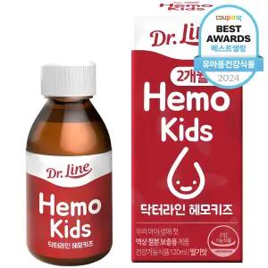 닥터라인 헤모키즈 맛있는 딸기맛 유아철분제, 120ml, 1개