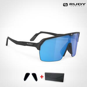 루디 선글라스 스핀쉴드 에어 매트 블랙 / 블루 SP843906-0003 스포츠 고글