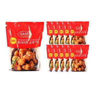 사세 리얼 후라이드 순살치킨 1kg /냉동 한박스 (1kg x 10ea)