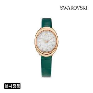 [롯데백화점]스와로브스키 [본사정품] Imber 그린 레더 시계 5717536