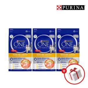 [퓨리나] 원캣 7세이상 노령묘 1.4kg 3개 + 원캣 습식 70g