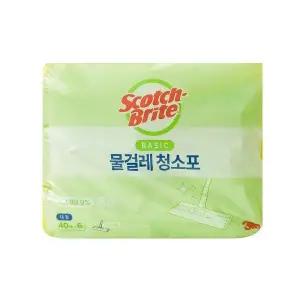 3M 베이직 물걸레 청소포 대형 40매x6개