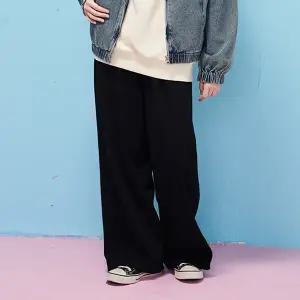 [에꼴리에] 여자 봄이월 더블직사이드절개 빅와이드바지(25C1251)