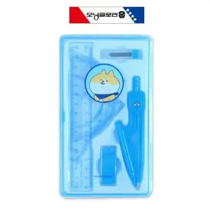 (블루) 디자인 컴퍼스 세트 /수학/미술/문구/디자인/제도/지름/반지름/학습/원/동그라미/호/도형/그리기