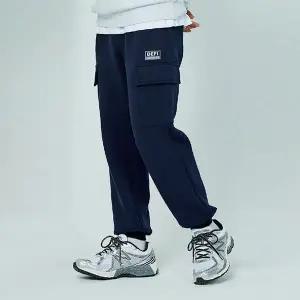 [소이] 남자 겨울이월 블록코어에어쿠션카고조거바지(24W0735)