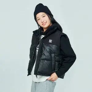 [소이] 여자 겨울이월 글로시크롭웰론조끼(24W0154)