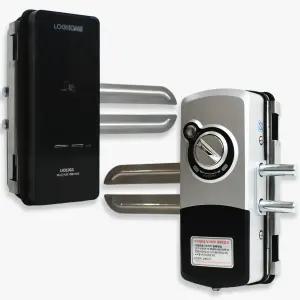 에버넷 LH310GX 날개형 유리문 전용 보조키 상가 매장 사무실 공중화장실 번호키+카드키